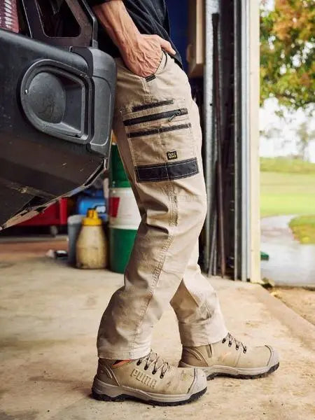 Bisley Flx And Move™ Stretch Canvas Elastic Work Cargo Pants BPC6338 Bisley Workwear